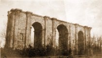 Roman arch, Rheims, France, WWI